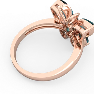 Alexandrite Butterfly 14K Rose Gold ring R2215