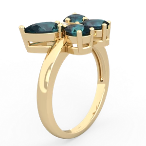 Alexandrite Butterfly 14K Yellow Gold ring R2215