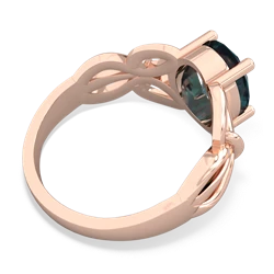 Alexandrite Celtic Knot Cocktail 14K Rose Gold ring R2377