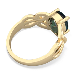 Alexandrite Celtic Knot Cocktail 14K Yellow Gold ring R2377