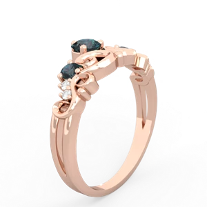 Alexandrite Crown Keepsake 14K Rose Gold ring R5740