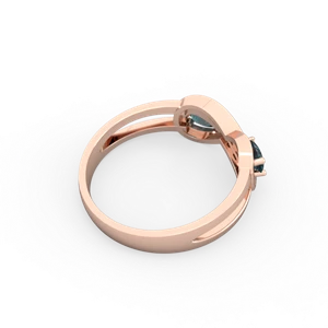 Alexandrite Diamond Infinity 14K Rose Gold ring R5390