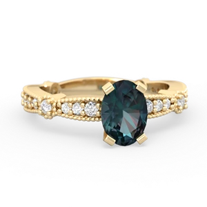 matching engagment rings - Sparkling Tiara 7x5mm Oval