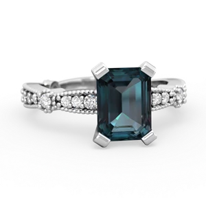 matching engagment rings - Sparkling Tiara 8x6 Emerald-cut