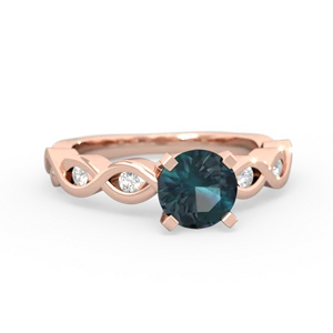 matching engagment rings - Infinity 6mm Round Engagement