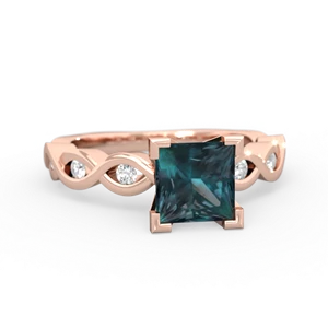 matching engagment rings - Infinity 6mm Princess Engagement