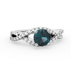 matching engagment rings - Diamond Twist 6mm Round Engagment 