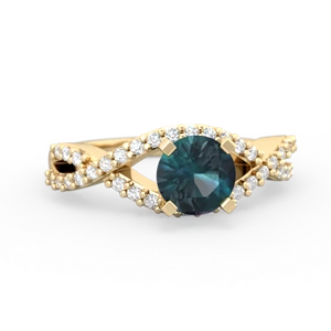matching engagment rings - Diamond Twist 6mm Round Engagment 