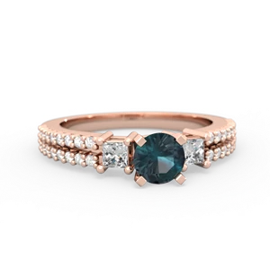 matching engagment rings - Classic 5mm Round Engagement