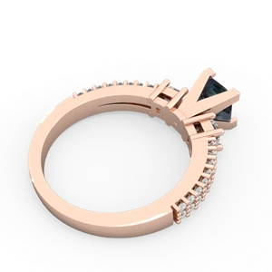 Alexandrite Classic 5Mm Square Engagement 14K Rose Gold ring R26435SQ