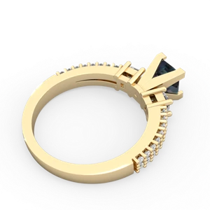 Alexandrite Classic 5Mm Square Engagement 14K Yellow Gold ring R26435SQ