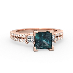 matching engagment rings - Classic 6mm Princess Engagement