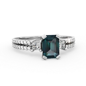 matching engagment rings - Classic 7x5mm Emerald-cut Engagement