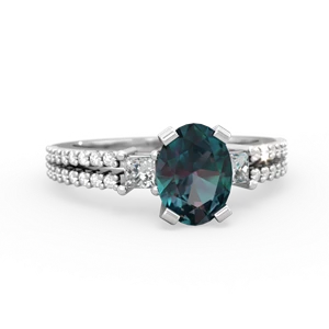 matching engagment rings - Classic 8x6mm Oval Engagement