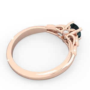 Alexandrite Antique Elegance 14K Rose Gold ring R3100