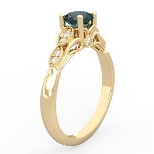 Alexandrite Antique Elegance 14K Yellow Gold ring R3100