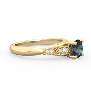 Alexandrite Antique Elegance 14K Yellow Gold ring R3100