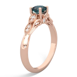 Alexandrite Antique Elegance 14K Rose Gold ring R3100