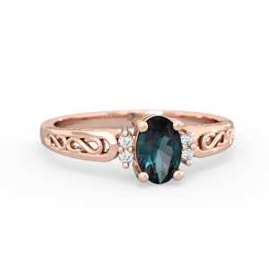 similar item - Filligree Scroll Oval
