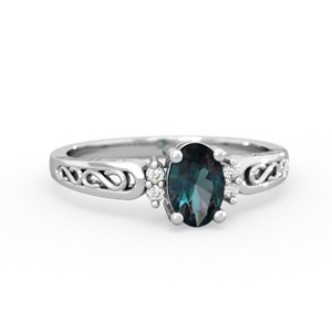 similar item - Filligree Scroll Oval