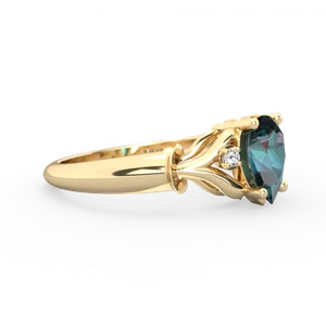 Alexandrite Precious Pear 14K Yellow Gold ring R0826
