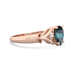 Alexandrite Precious Pear 14K Rose Gold ring R0826