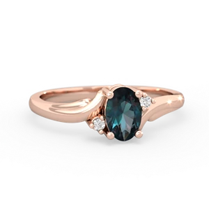 matching rings - Elegant Swirl