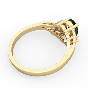 Alexandrite Swirls 14K Yellow Gold ring R2347