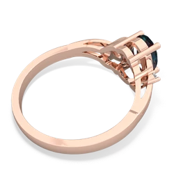 Alexandrite Swirls 14K Rose Gold ring R2347