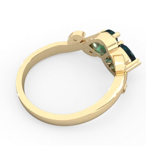 Alexandrite Floral Elegance 14K Yellow Gold ring R5790