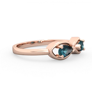 Alexandrite Infinity 14K Rose Gold ring R5050