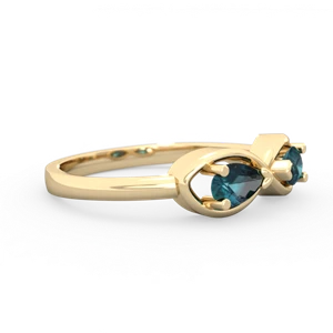 Alexandrite Infinity 14K Yellow Gold ring R5050