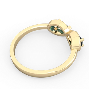 Alexandrite Infinity 14K Yellow Gold ring R5050