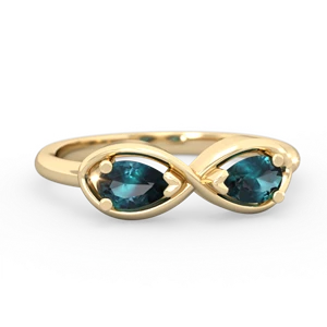 Alexandrite Infinity 14K Yellow Gold ring R5050
