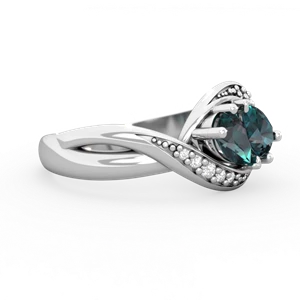 Alexandrite Summer Winds 14K White Gold ring R5342
