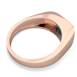 Thumbnail for Lab Alexandrite Men's 14K Rose Gold ring R0410 - front view