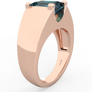 Alexandrite Men's 14K Rose Gold ring R1836