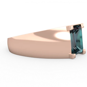 Alexandrite Men's 14K Rose Gold ring R1836