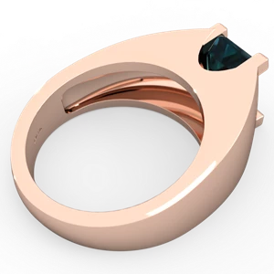 Alexandrite Men's 14K Rose Gold ring R1836