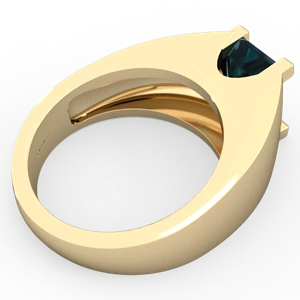 Alexandrite Men's 14K Yellow Gold ring R1836