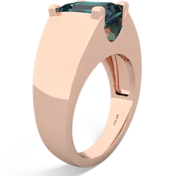 Alexandrite Men's 14K Rose Gold ring R1836