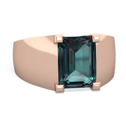 Alexandrite Men's 14K Rose Gold ring R1836