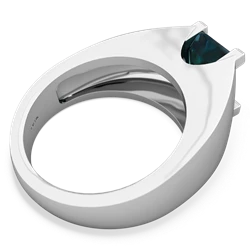 Alexandrite Men's 14K White Gold ring R1836