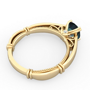 Alexandrite Renaissance 14K Yellow Gold ring R27806RD