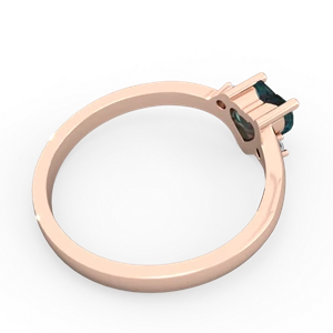 Alexandrite Delicate Heart 14K Rose Gold ring R0203