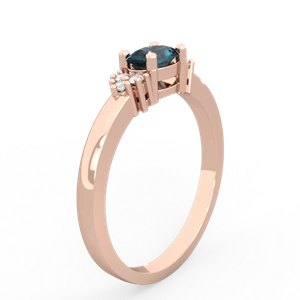 Alexandrite Simply Elegant East-West 14K Rose Gold ring R2480