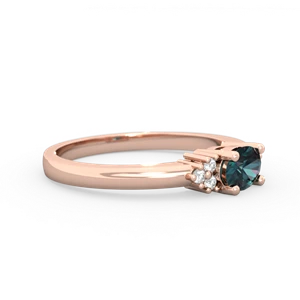 Alexandrite Simply Elegant East-West 14K Rose Gold ring R2480