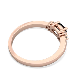 Alexandrite Simply Elegant East-West 14K Rose Gold ring R2480