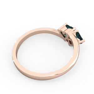 Alexandrite Sweethearts 14K Rose Gold ring R5260