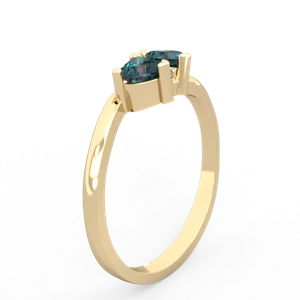 Alexandrite Sweethearts 14K Yellow Gold ring R5260